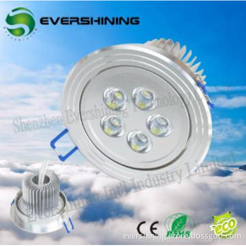 DC12V,24V,36V 1W* 5 cool white led lights for ceiling aproved CE,ROHS